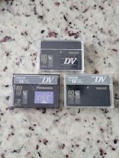 Lote De 3 Cintas De Video Mini DV Usadas 60/90 Min Lote Casetes Panasonic Maxell TDK segunda mano  Embacar hacia Argentina