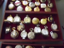 collection de 47 montres gousset dans coffret. d'occasion  Saint-Cyr-sur-Loire