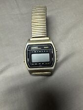 Antigo Relógio de Pulso Casio Japão Digital Mod 237 Pulseira de Ouro Slimline comprar usado  Enviando para Brazil