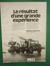 1977 pub magirus d'occasion  Yport