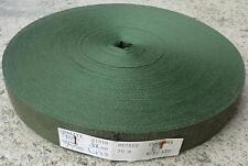 32 mm Olive Green Cotton Webbing - 50 m Roll for sale  Shipping to South Africa