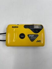 Cámara fotográfica vintage amarilla Konica para apuntar y disparar POP junior JVC 35 mm., usado segunda mano  Embacar hacia Argentina