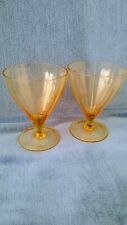 Vintage pair amber for sale  LIVERPOOL
