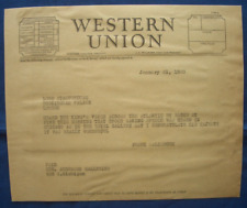 Telegram 1930 sent for sale  UXBRIDGE