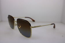 Óculos de sol aviador autêntico Victoria Beckham 207S 720 dourado Havana marrom degradê comprar usado  Enviando para Brazil