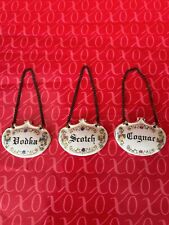Vintage decanter tags for sale  San Francisco