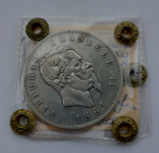 5 lire 1861 usato  Lendinara