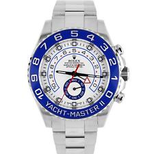 Caixa de relógio 2024 RSC PAPERS Rolex Yacht-Master II aço branco azul 44mm 116680 comprar usado  Enviando para Brazil