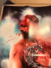Usado, Pôster dobrado Bloody Jon Moxley AEW WWE CZW GCW ARAME FARPADO comprar usado  Enviando para Brazil