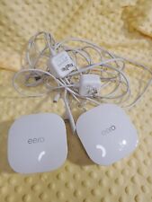 Used, Set of 2 Eero Dual-band Wireless WiFi System Router J010001 w/ Power Cords for sale  Shipping to South Africa