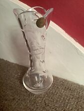 crystal flower vase for sale  ROCHFORD