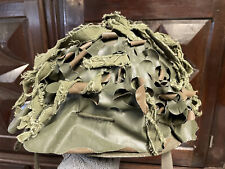 Helmet Antique Military Soldier French US American Algeria Camouflage 2 for sale  Shipping to United Kingdom