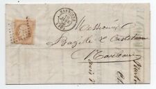 1859 lettre narbonne d'occasion  Sochaux