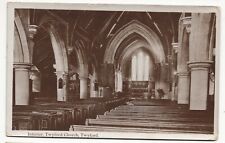 Postcard interior church for sale  LONDON