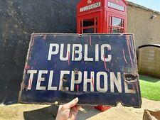 antique telephone signs for sale  CHESHAM