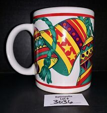 Holiday Splendor Riviera Van Beers Stoneware Christmas Bells Ceramic Coffee Mug for sale  Shipping to South Africa