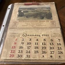 calendar 1961 for sale  Mcminnville