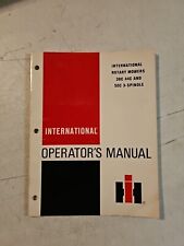 Manual do operador para cortadores rotativos International Harvester 38C 44C 50C 3 eixos comprar usado  Enviando para Brazil