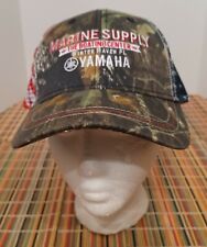 Winter Haven Yamaha Outboard Snapback USA Trucker Fishing Speed Boat Hat, used for sale  Shipping to South Africa