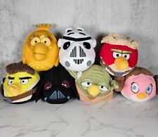 Angry Birds Star Wars 5" pacote de pelúcia 6 total Darth Vader Yoda CP3 e mais comprar usado  Enviando para Brazil