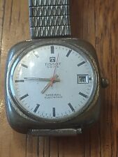 TISSOT SIDERAL AUTOMÁTICO VINTAGE. RELÓGIO SUÍÇO VINTAGE MASCULINO MOSTRADOR BRANCO comprar usado  Enviando para Brazil