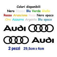 Coppia adesivi audi usato  Acerra