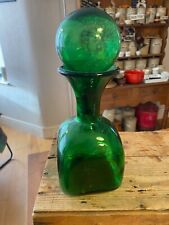 Vintage green glass for sale  LIVERPOOL