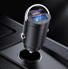 Chargeur rapide de voiture allume-cigare USB et USBC Type-C pour IPhon Samsung na sprzedaż  Wysyłka do Poland