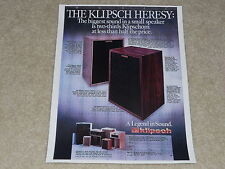 Klipsch heresy 1980 for sale  Olmsted Falls