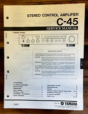 Pré-amplificador/pré-amplificador manual de serviço Yamaha C-45 *original* comprar usado  Enviando para Brazil
