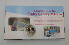 Asiento trasero con espejo de seguridad para coche de bebé grande ajustable con 2 protectores para ventana solar segunda mano  Embacar hacia Mexico