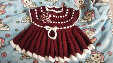 Crochet baby dress for sale  WREXHAM