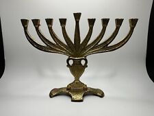 Vintage israel menorah for sale  Round Lake