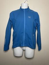 Arcteryx Women's Accelero Breathable Full Zip Water Resistant Blue Jacket Sz M for sale  Shipping to South Africa