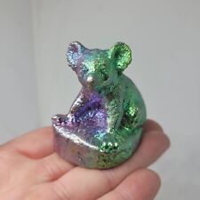 Bismuth Smith Koala Crystal Sculpture 182 Grams Animal , used for sale  Shipping to South Africa