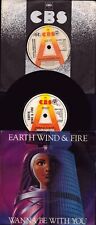 2 x EARTH WIND AND FIRE 7" Vinyl: BOOGIE WONDERLAND + Wanna Be With You VG+ cond, usado segunda mano  Embacar hacia Mexico