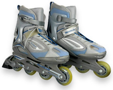 Bonitos patines en línea para mujer Rollerblades Spirit Blade talla W10 76 mm plateados/azules segunda mano  Embacar hacia Argentina