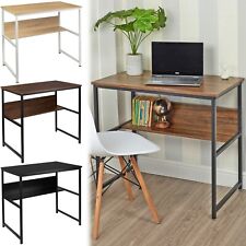 Metal & Wood Office Desk Unit Office Study Compact Workstation Computer Table for sale  Shipping to South Africa