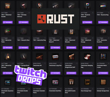 Rust twitch drops for sale  Shipping to Ireland