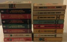 Lot of 16 GUINNESS Book of World Records 1973 - 1987 Paperbacks for sale  Shipping to South Africa