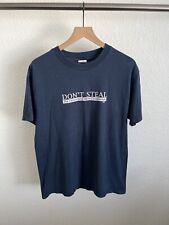 Vintage Don’t Steal Government Funny T-shirt Adult Size Large Blue Parody Mens for sale  Shipping to South Africa
