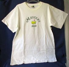 Camiseta Masters Collection 2009 para hombre mediana blanca hecha en EE. UU. toda algodón segunda mano  Embacar hacia Argentina