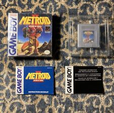 Metroid II: Return of Samus Game Boy CIB Auténtico Completo En Caja Caja Pobre segunda mano  Embacar hacia Argentina