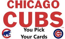 Tú eliges tus tarjetas - Cachorros de Chicago - selección de tarjetas de equipo de béisbol segunda mano  Embacar hacia Argentina