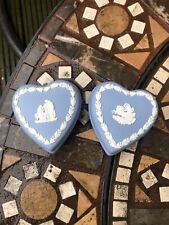 wedgwood blue heart trinket box for sale  EDINBURGH