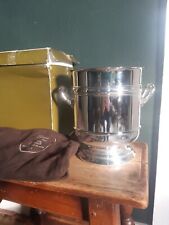 Used,  Christofle Wine Champagne Cooler Ice Bucket + Original Box And Bag Centrepiece for sale  Shipping to South Africa