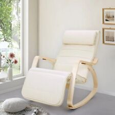 Fotel bujany Songmics kremowy NOWY, używany na sprzedaż  PL