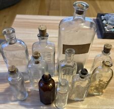 Vintage glass medicine for sale  MUSSELBURGH