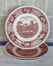 Red pink transferware for sale  STOCKPORT