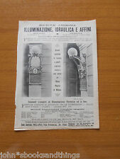 1907 illuminazione elettrica usato  Roma